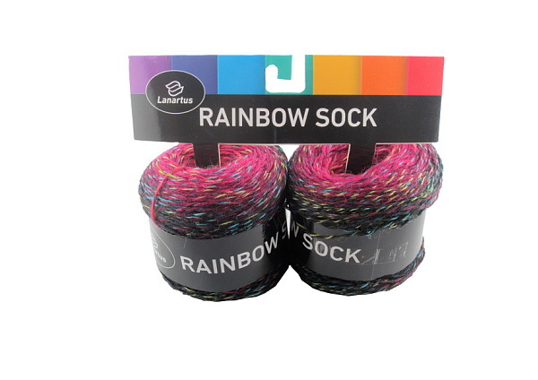 Rainbow socks 2x 50g