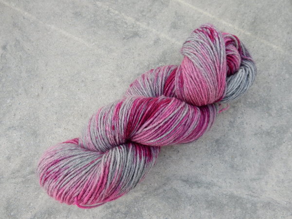 handgefärbte Merino-Sockenwolle Schmusi 100g